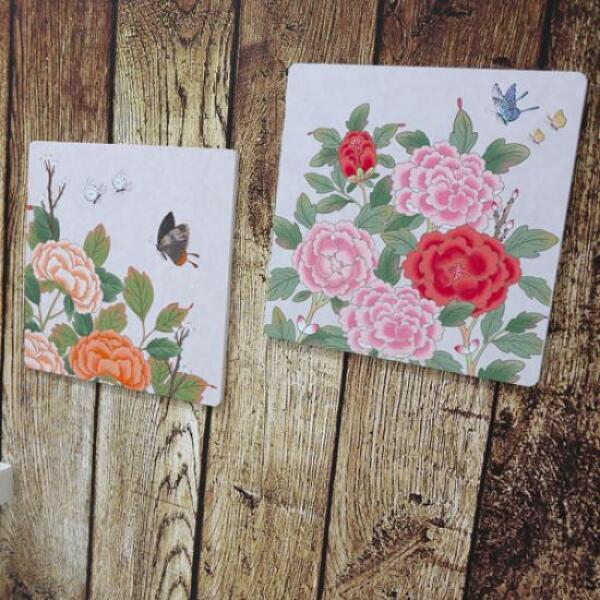 아트박스/꾸밈 fh468-스탠드액자2P_우리민화모란꽃 15,360원