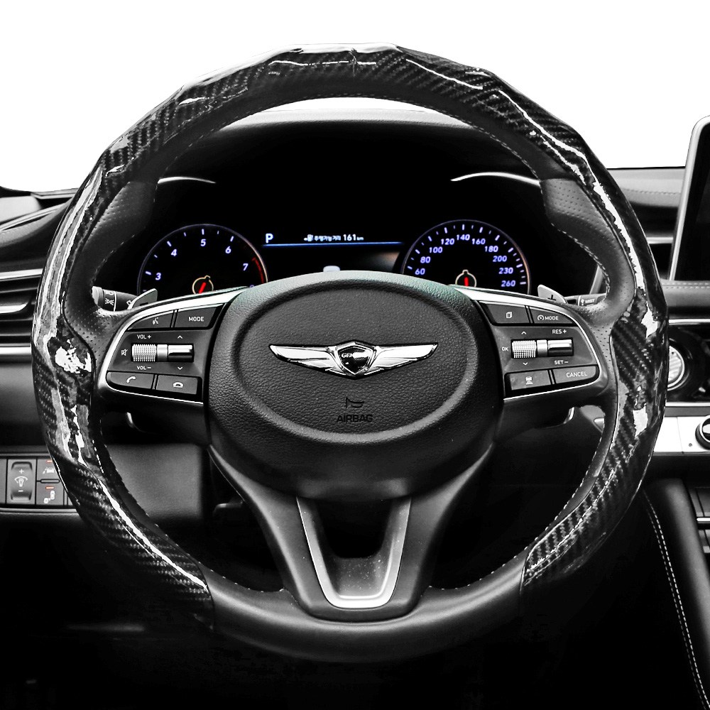 엑스핏 스페셜 리얼카본 차량용 자동차 고급 핸들커버 전차종공용 17,900원