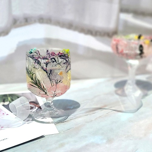 고블렛 와인잔 캔들용기 170ml, 1개 4,000원