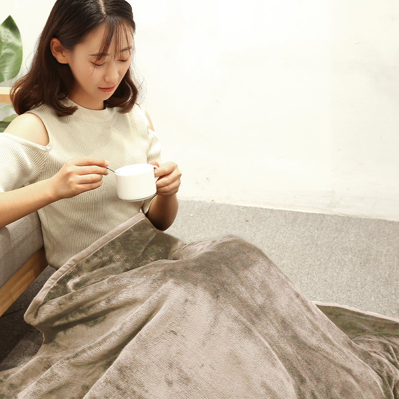 RichMagic 양면 극세사 전기요 온도조절 타이머 기능물세탁 플란넬 전기담요 가정용 전기장판 전기매트 130*180cm, 베이지, 130*180cm 63,900원