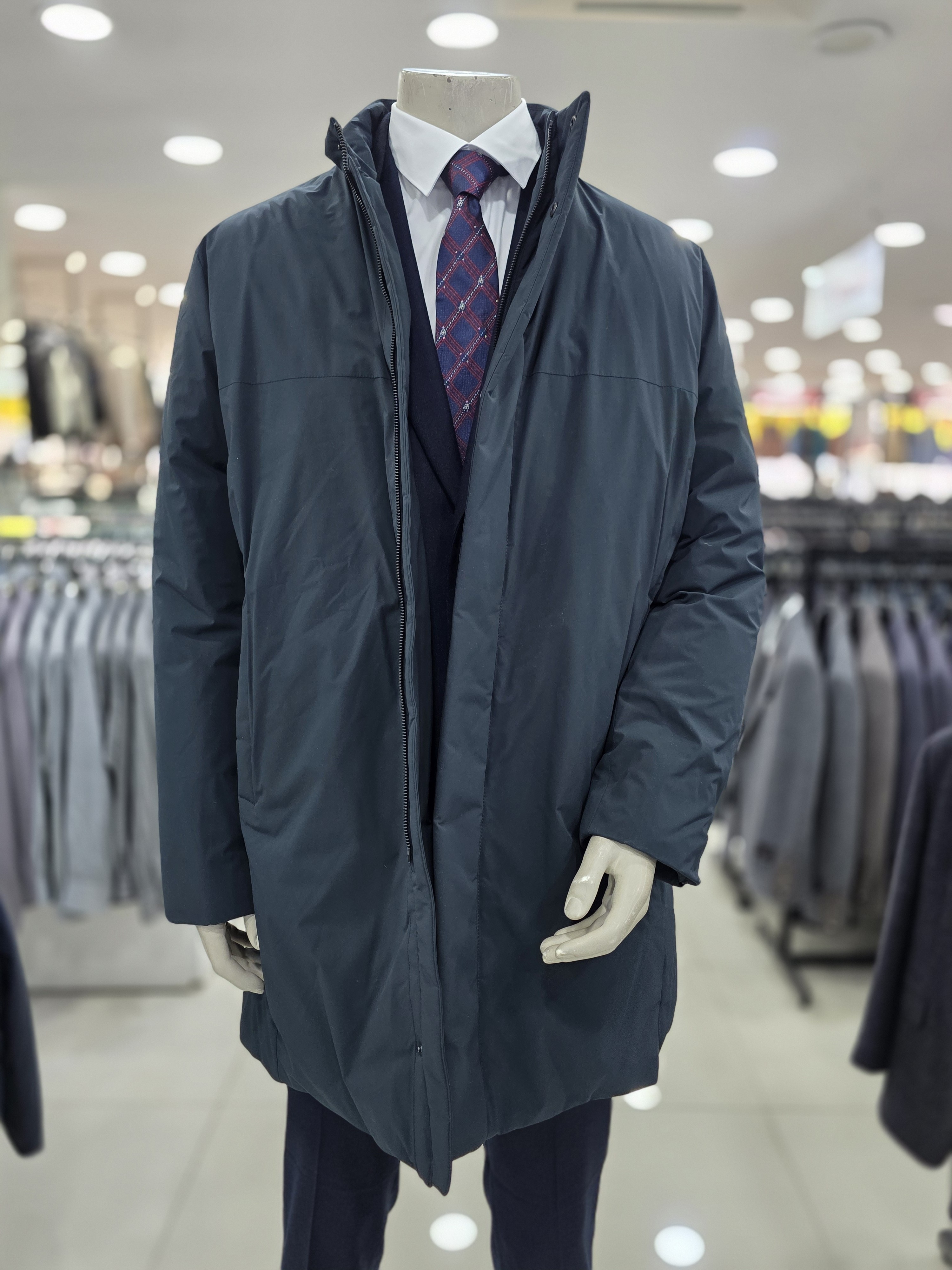 인디안 웰메이드 남성 니트에리 다운코트 MIT EH3W 9511 150,000원