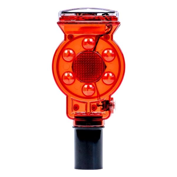 LED 파이프용(35mm) 쏠라 경고등 / 경광등 공사장 깜빡이 태양열 충전 유도등 도로 안전용품 말뚝 파이프 고정 7,960원