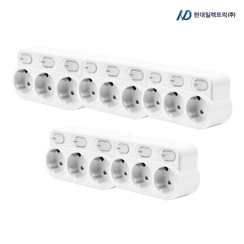 현대일렉트릭 절전형 스위치형 회전멀티탭 개별 3구 HT116 신형 25,350원