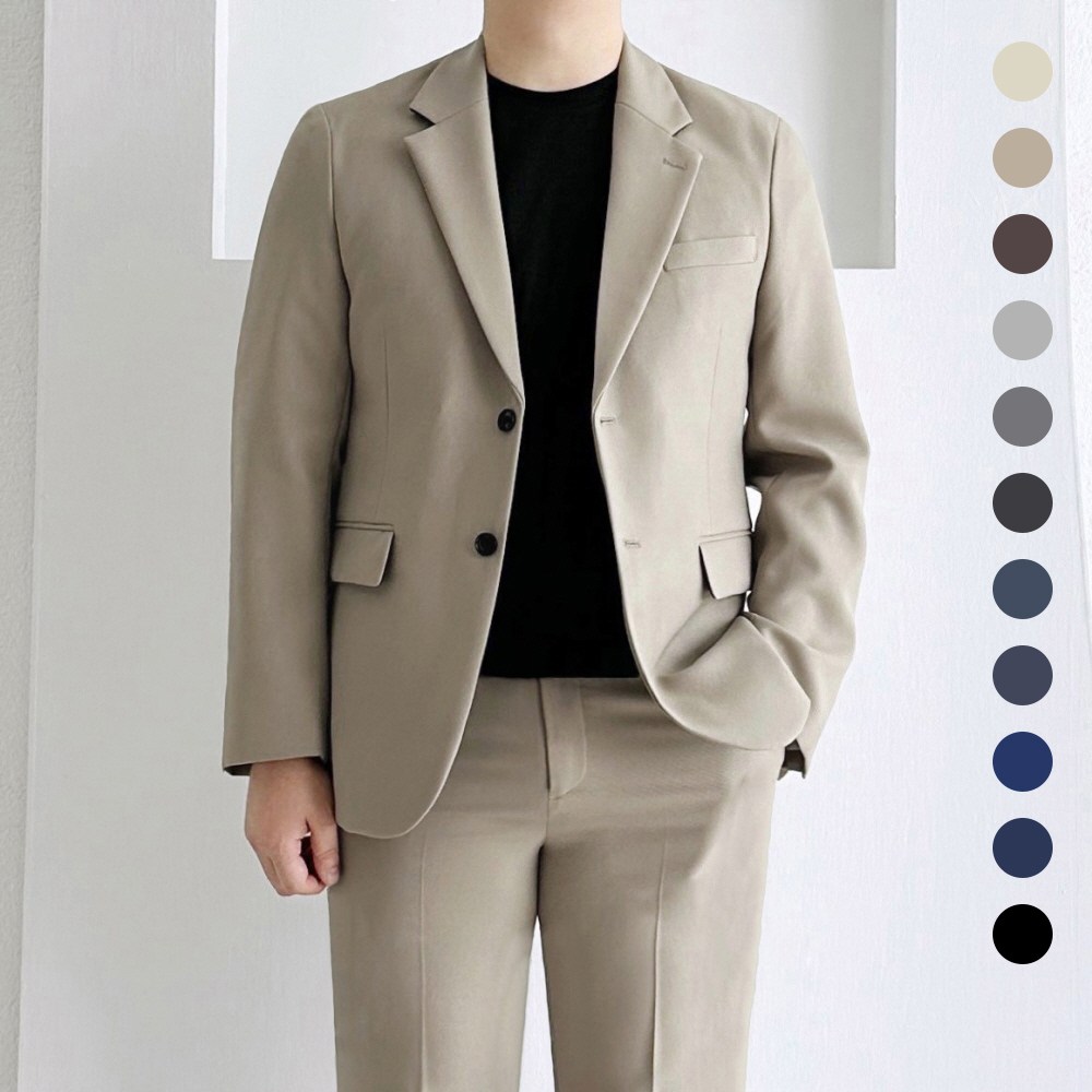 레브클래식 남자 봄 가을 겨울 정장 세트 세미 캐주얼 셋업 수트 하객룩 면접 결혼식 빅사이즈 109,000원