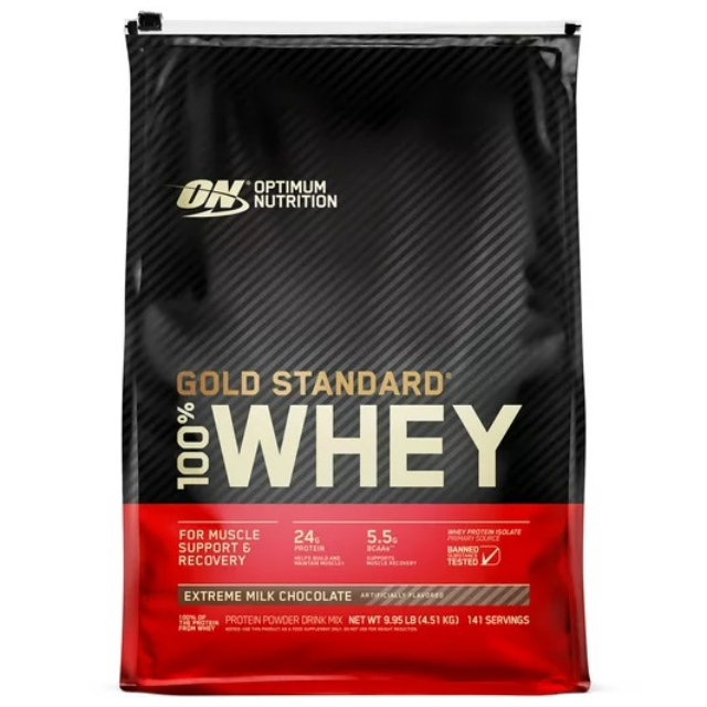 옵티멈뉴트리션 골드 스탠다드 웨이 프로틴 아이솔레이트 단백질 보충제 밀크 초콜릿, 4.54kg, 1개 237,290원