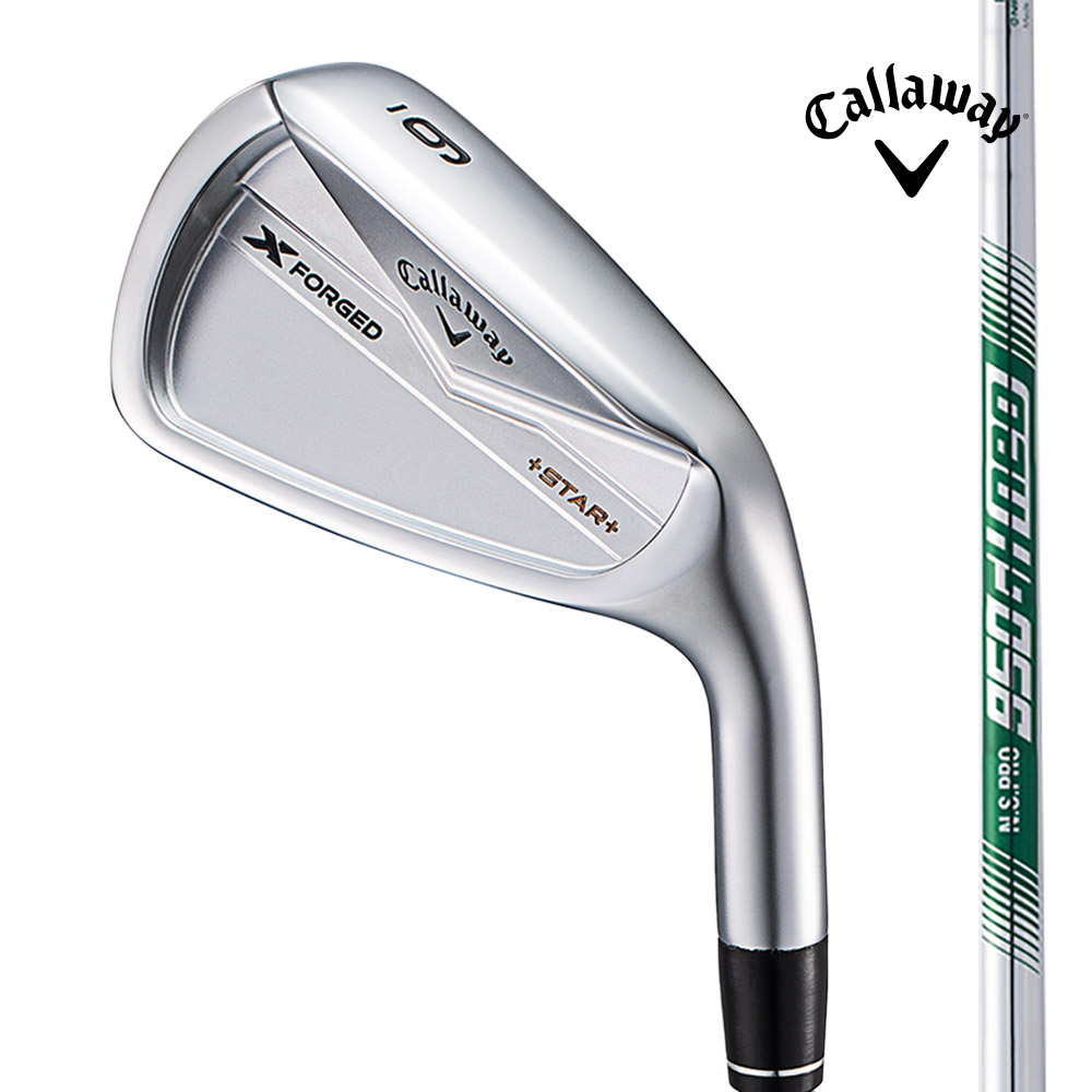 (캘러웨이코리아정품) 2024년 X 포지드 스타 PLUS 경량스틸 6아이언(5~9P) 740,000원