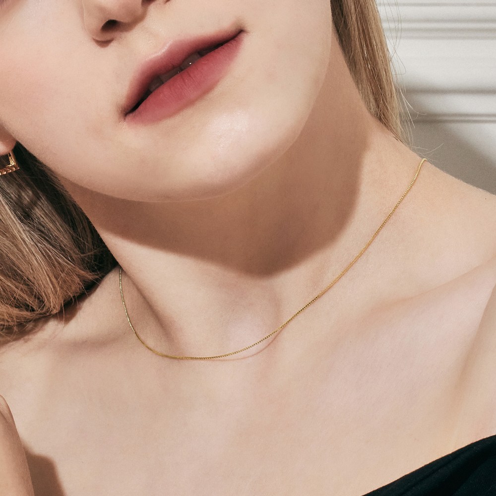 펠리체골드 18K 박스체인 목걸이 3부 (+쇼핑백증정) 선물추천 부모님선물 모던 커플 박스 선물 이태리 수입 사각 기념일 여자친구 546,400원