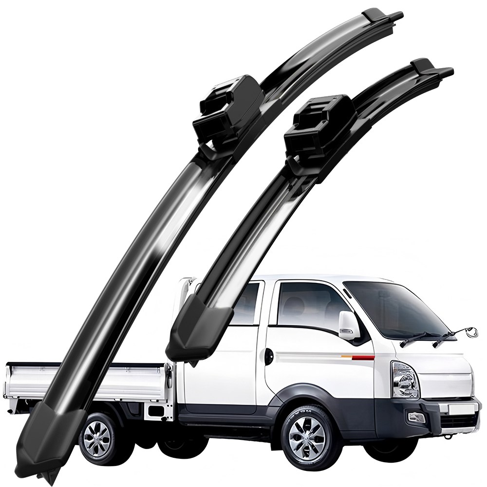 호환 현대 포터2(HR) 2004-2024 와이퍼 초발수 저소음 자국 없음 전면 와이퍼 블레이드 2종 세트, 포터2(HR)  2004-2024 28,600원