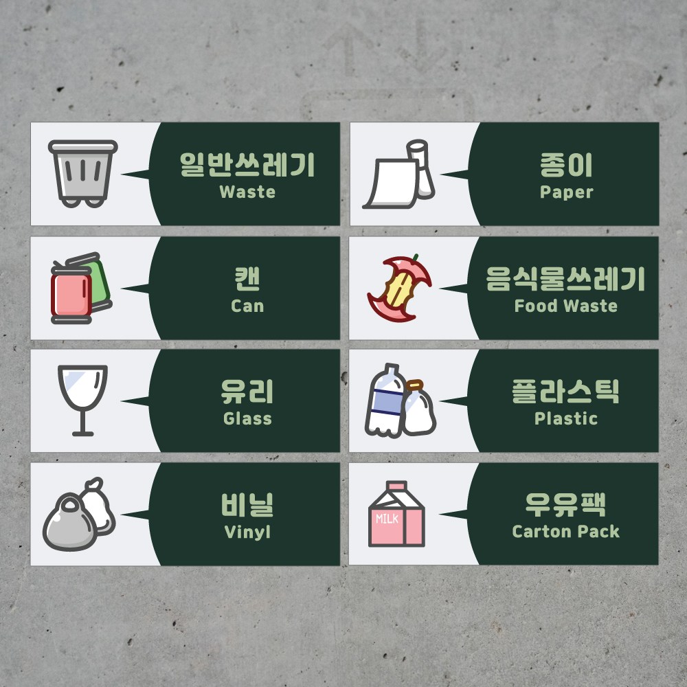 우리동네출력소 재활용 분리수거 표시 스티커 표시판 3,100원