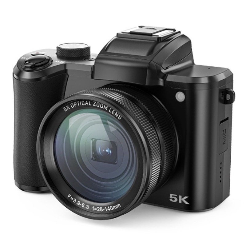 고화질 디지털 광학 줌 카메라 전후면 듀얼 카메라 셀카 카메라 입문용 미러리스 카메라, 5X 광변-미국 규격 180,000원
