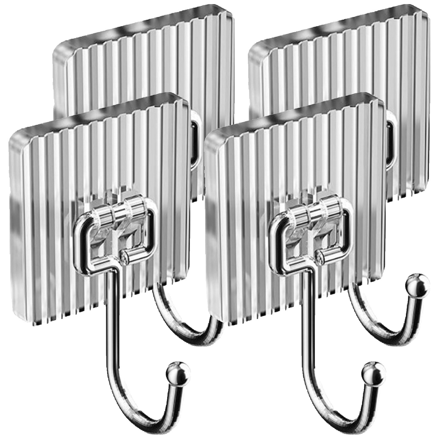 피어니스트 무타공 접착식 다용도 후크걸이, 화이트, 4개 10,800원