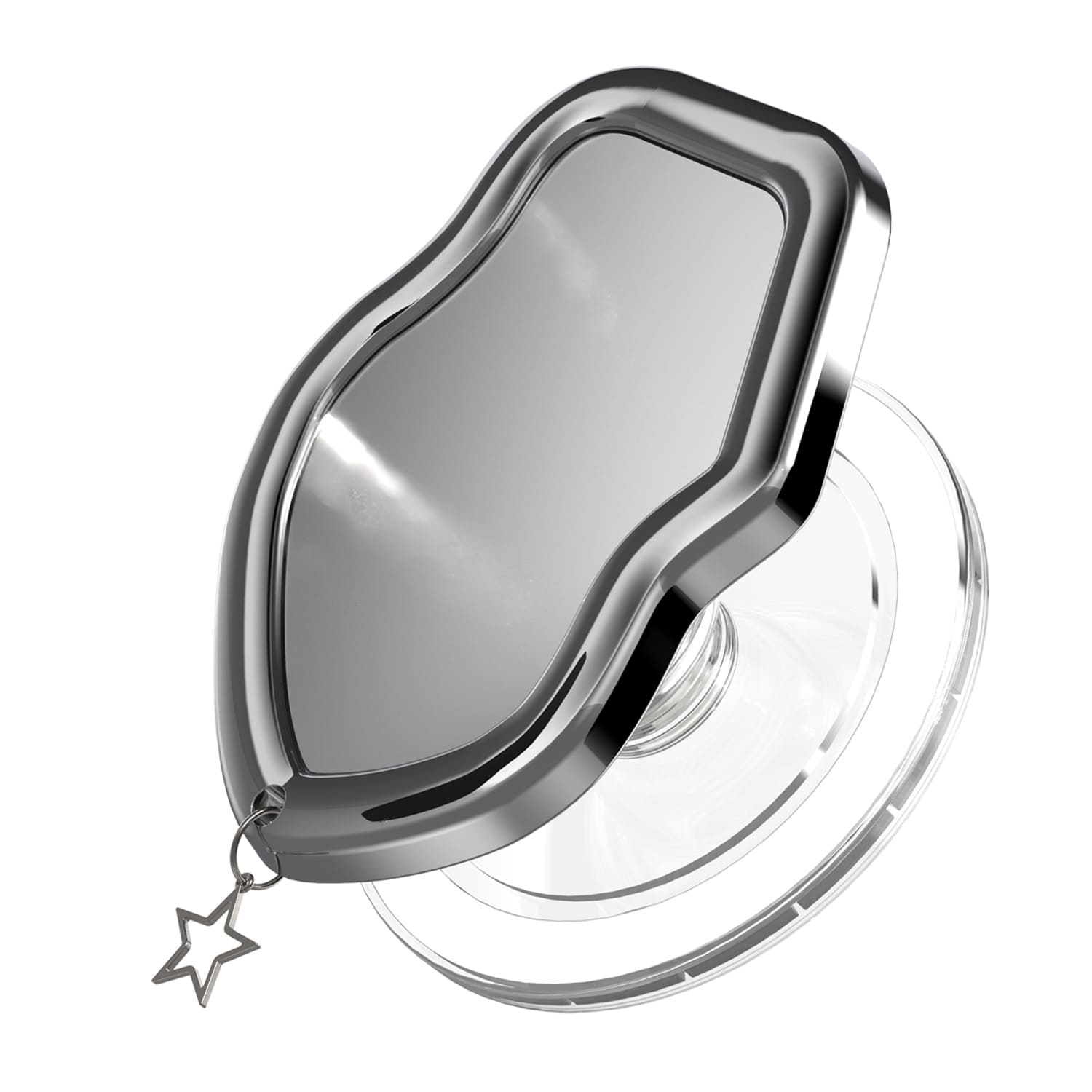 [168cm 본사] 맥세이프 미러 그립톡 거울 폰거치대 스틸 바이브, 실버 스타, 1개 15,600원