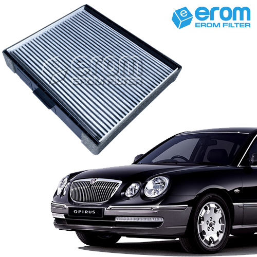 [이롬필터] 1+1 활성탄 자동차 에어컨필터 미세먼지,배기가스 차단 차량용 캐빈필터, 2개, 뉴 오피러스 (06~09년) 067C 15,600원