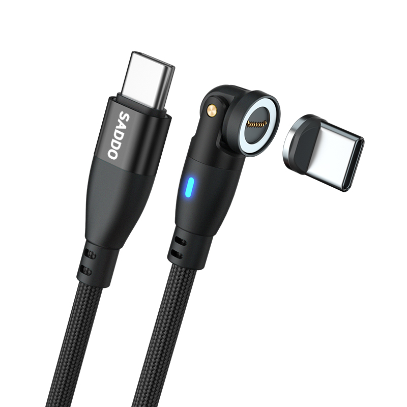 사또 PD 100W 540도 회전형 마그네틱 케이블 + C타입 커넥터 세트, 1세트, 블랙, 2m 13,150원