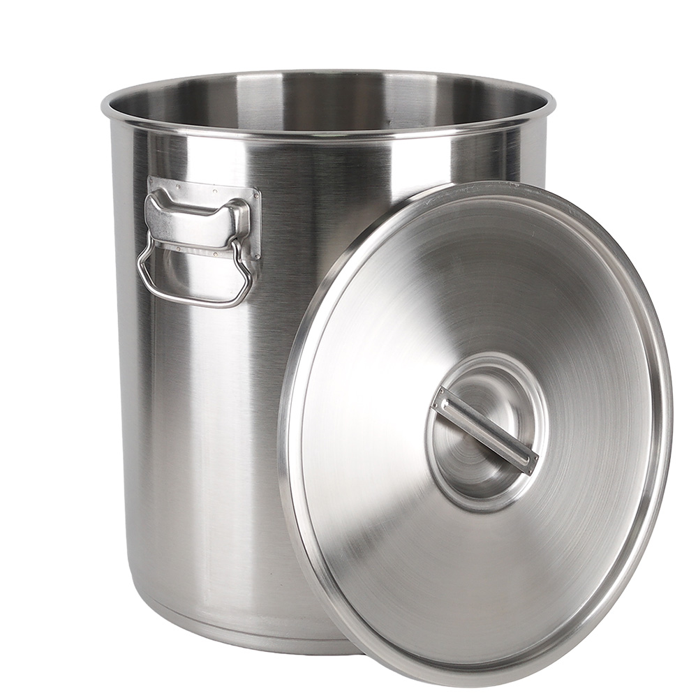 DKOREA 스텐 육수통 대용량 식깡 들통 사골 곰솥 대형 냄비 식강, 1개, (5호), 32cm 52,600원