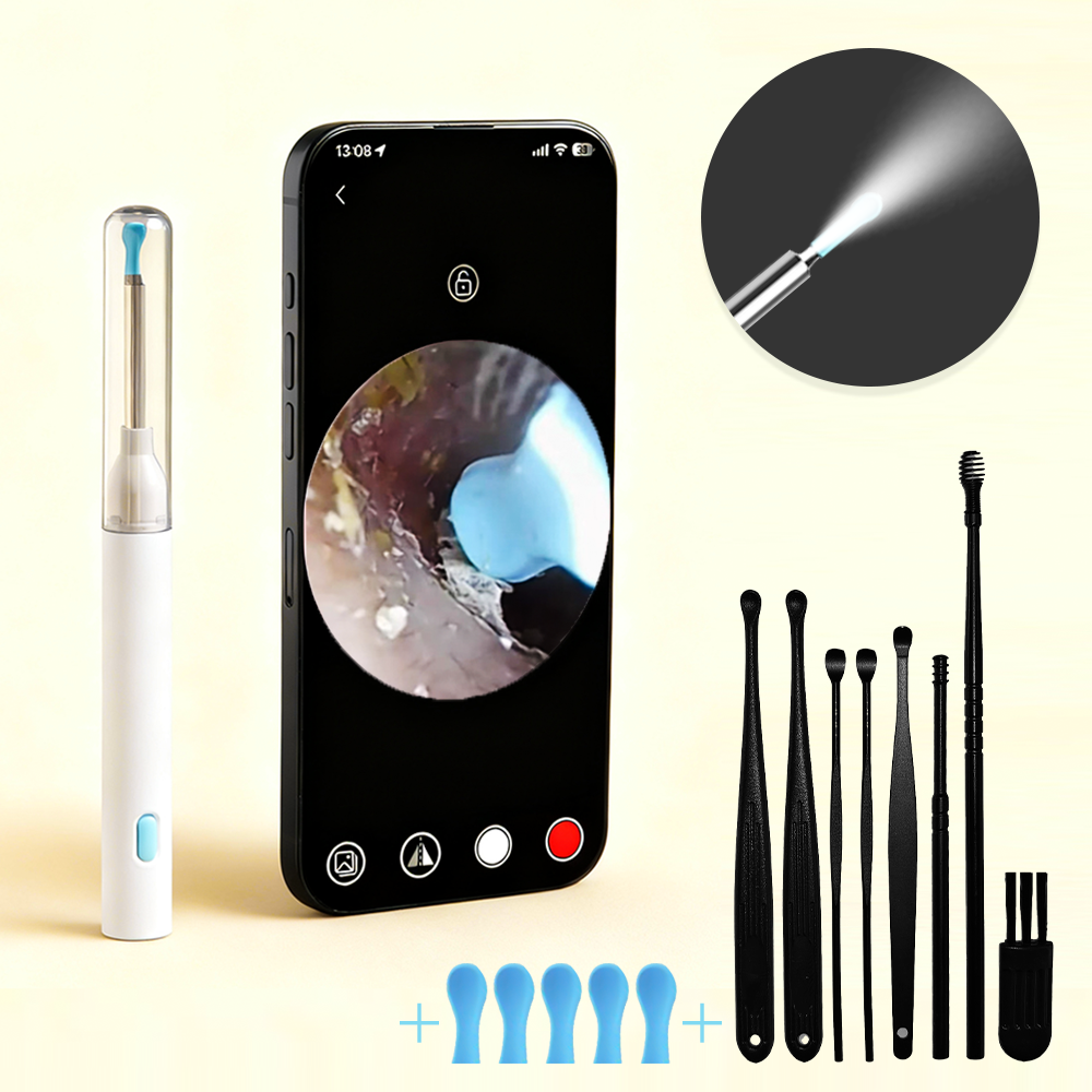 코지스 스마트 LED 고화질 내시경 귀이개, 화이트, 1개 29,700원