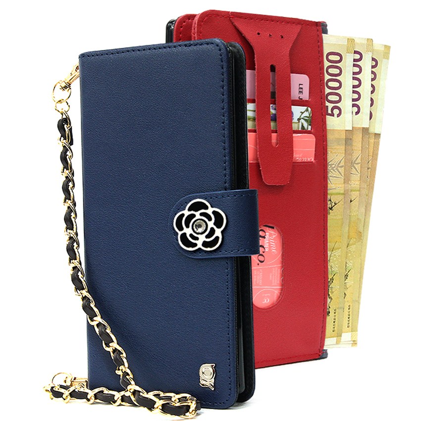 카투소 천연소가죽 핸드스트랩증정 국내제작 5만원지폐수납 완벽한 카드분실방지가드 지갑형 몽블뤠다이어리MB/갤럭시노트1 케이스 (E160) 25,000원