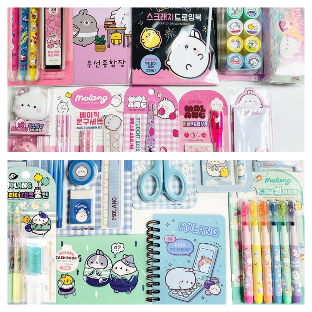몰랑이 학용품 문구세트 선물 신학기준비물 학용품세트, 1세트, 몰랑A 프리미엄세트 48,990원