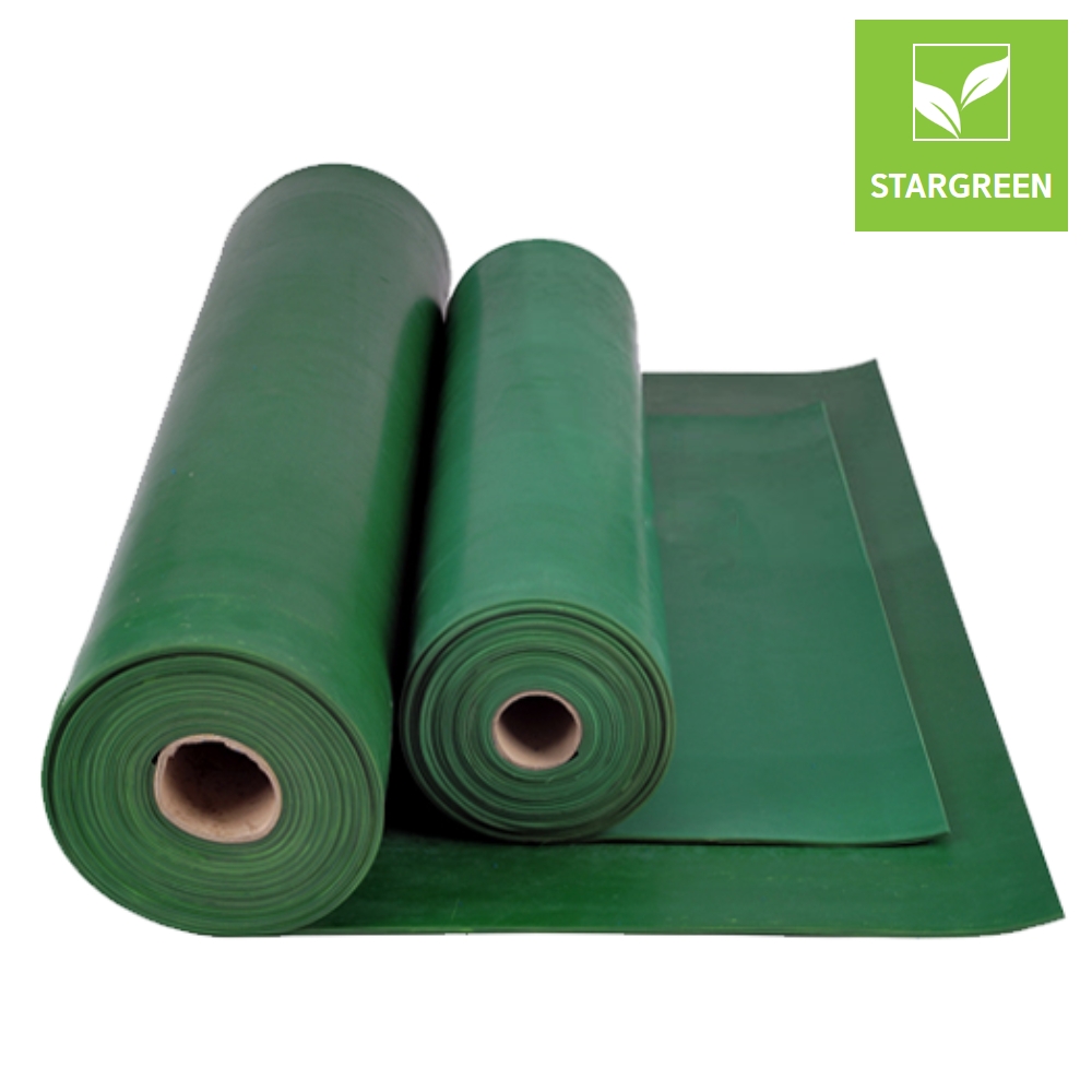 스타그린 민무늬 고무 롤매트 그린 고정폭 90cm 두께 6.4T 1롤 10M, 1개, 민무늬 고무롤 그린 6.4T (90cmX10M) 372,000원