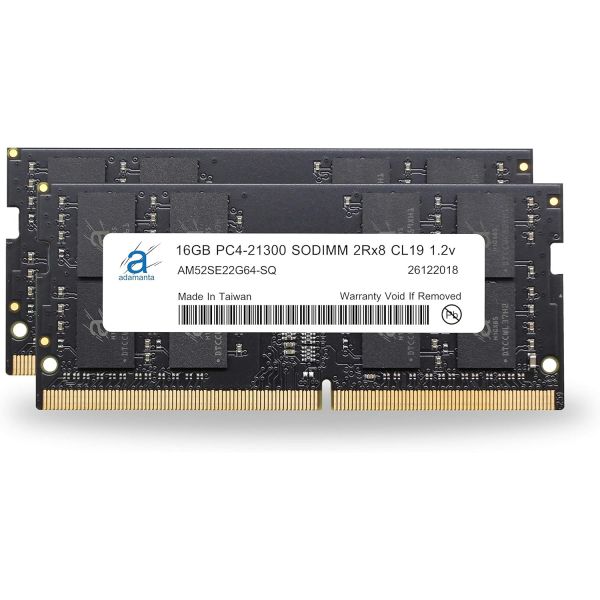 Adamanta 컴퓨터 메모리 램 2020년형 iMac 27인치 2x16GB 업그레이드 레티나 5K 디스플레이 포함 2019년형 2018년형 Mac mini DDR4 2666M 430,400원