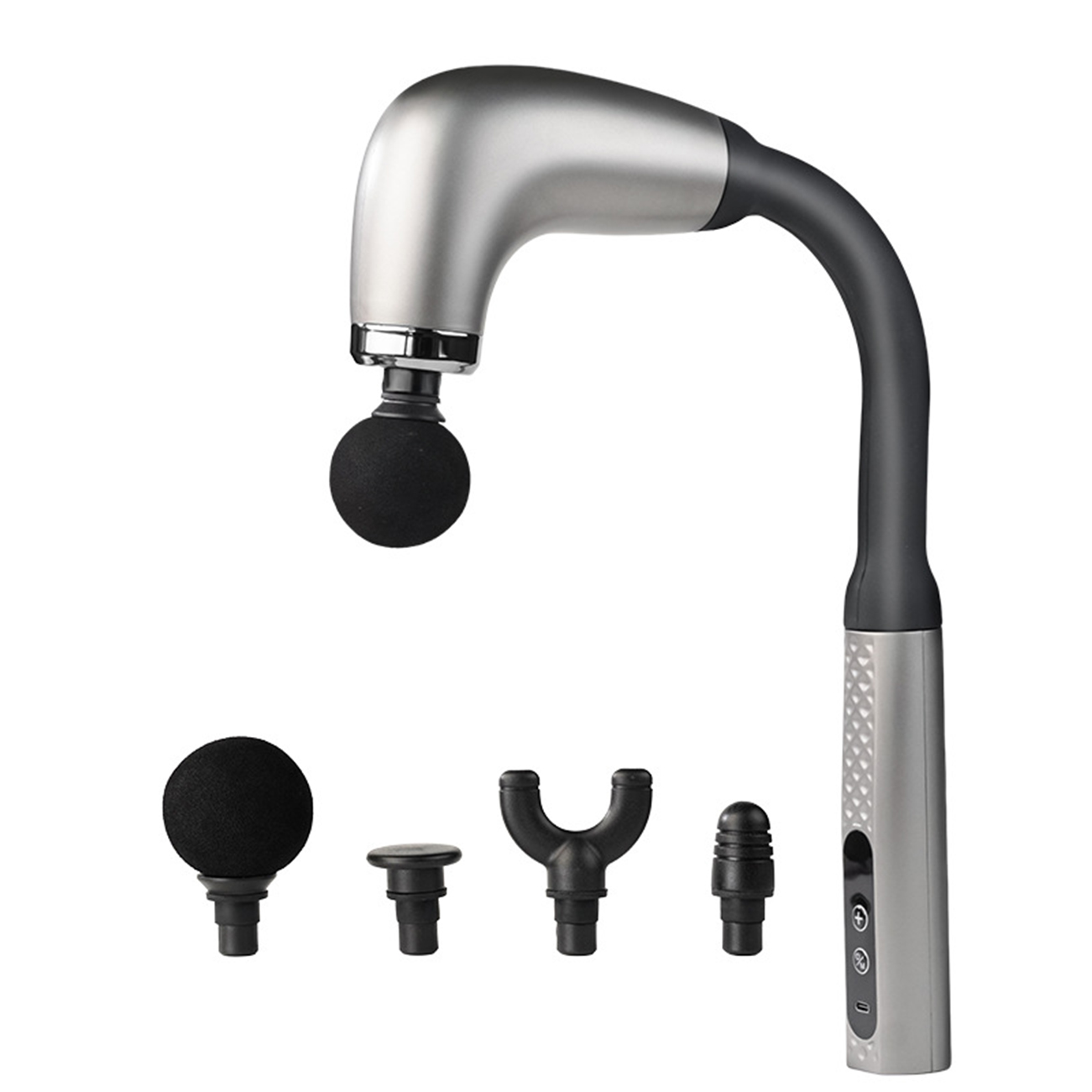 강력 진동 어깨마사지기 저소음 무선 안마기 U자형 강도 조절 가능마사지해머 17,000원