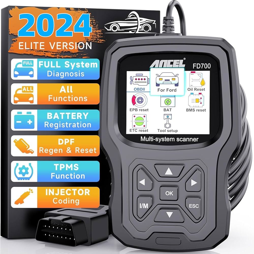 ancel fd700 포드 링컨 머큐리 obd2 tpms 기능을 엔진 리젠을 등록 스캐너, 리더기 오일 srs bms 모든 포함한 갖춘 abs 코드 시스템 sas 풀 배터리 자동차 270,700원