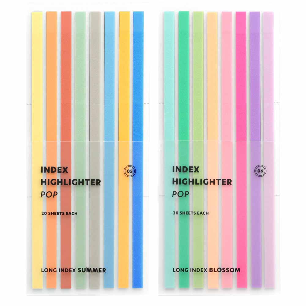 아이코닉 롱 하이라이터 팝 인덱스스티커 2종 세트 6,880원