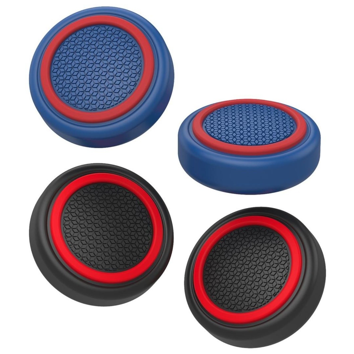 이이네 PS5 듀얼센스 컨트롤러 조이스틱 커버 4p 세트 스틱캡, 2세트, 블루+블랙 12,000원