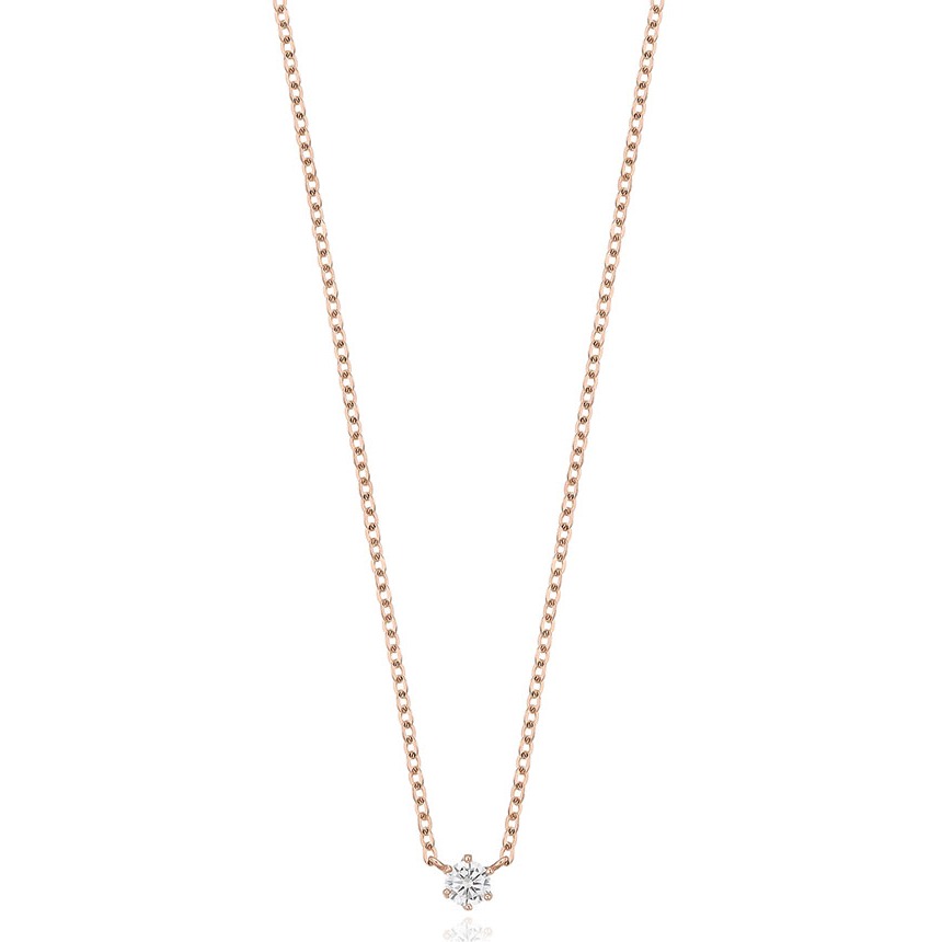 로이드 여성용 0.095캐럿 6프롱 다이아몬드 14K 골드 목걸이 459,000원