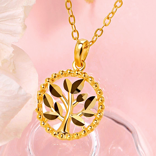 골드앤 순금 24K 엠보 행운나무 목걸이 1,146,500원