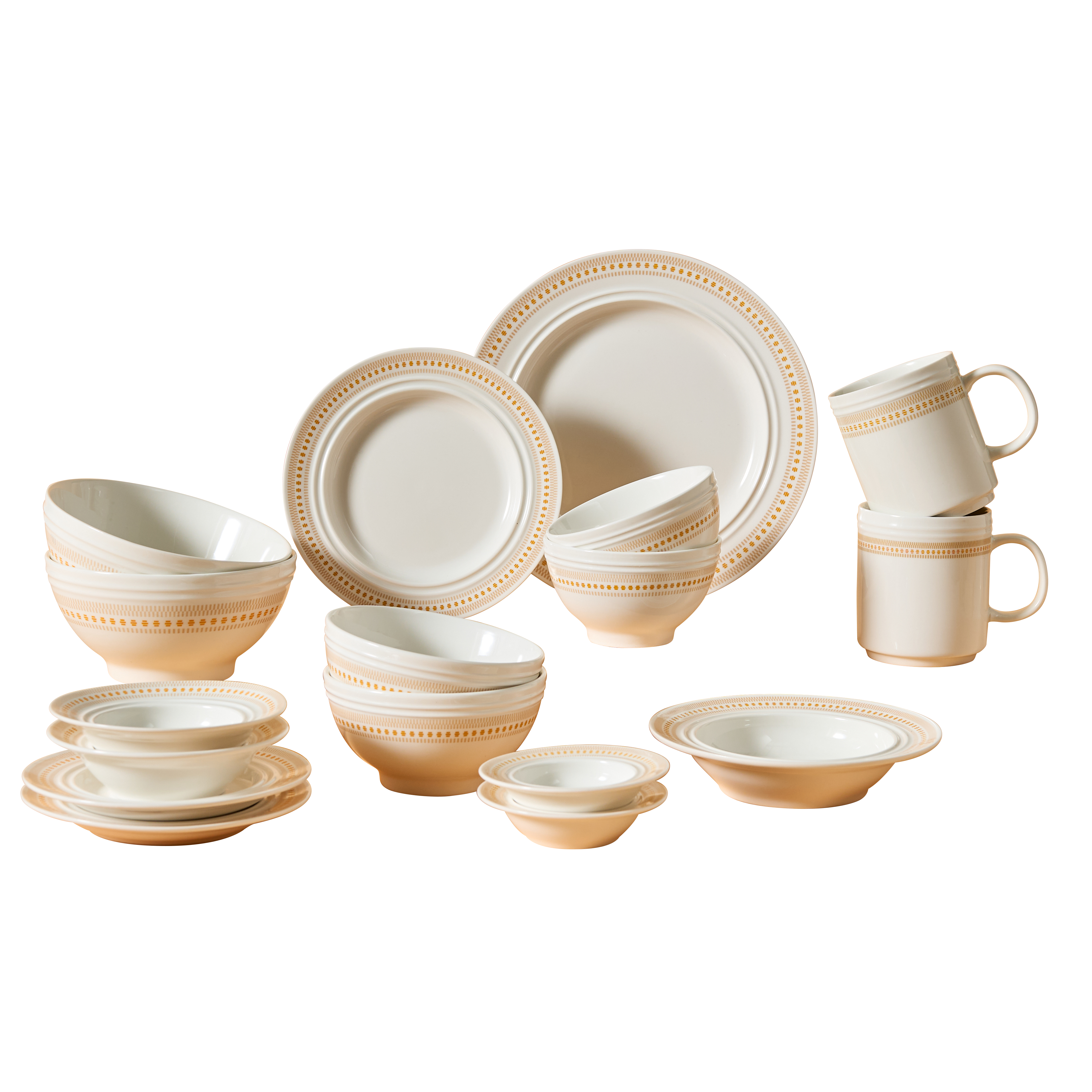 코렐 코디네이츠 로즈몬트 도자기 그릇 식기세트 2인 4인, 화이트, 1세트, 홈세트17p 195,000원