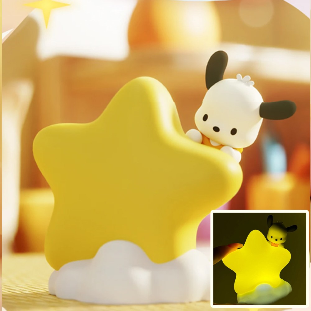 산리오 캐릭터 스타 무드등 / 산리오 실리콘 말랑이 조명 시나모롤 폼폼푸린 마이멜로디 포차코 쿠로미 10,900원