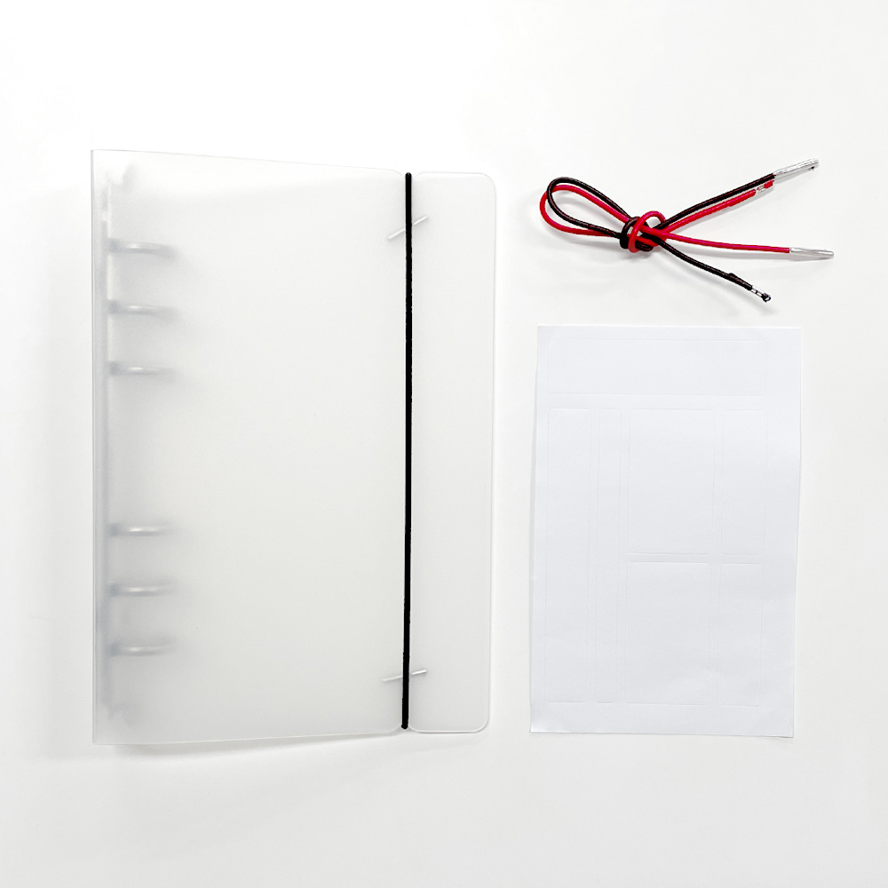 푸꾸푸꾸 6공 반투명 바인더 PVC 다이어리 A5 A6, 반투명 바인더 (A6) 8,800원