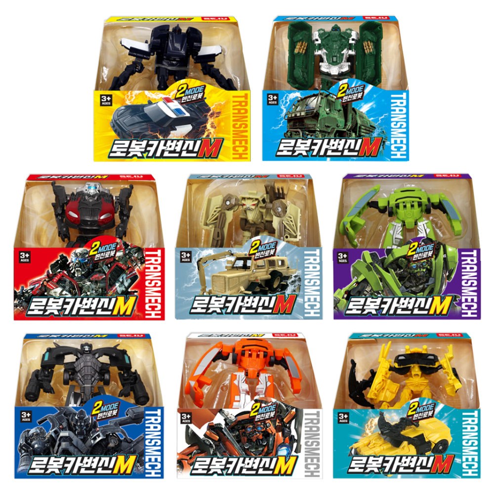 로봇카변신M / 8종 로봇 자동차 변신 조립완구 놀이 장난감 어린이선물, 1개 32,000원