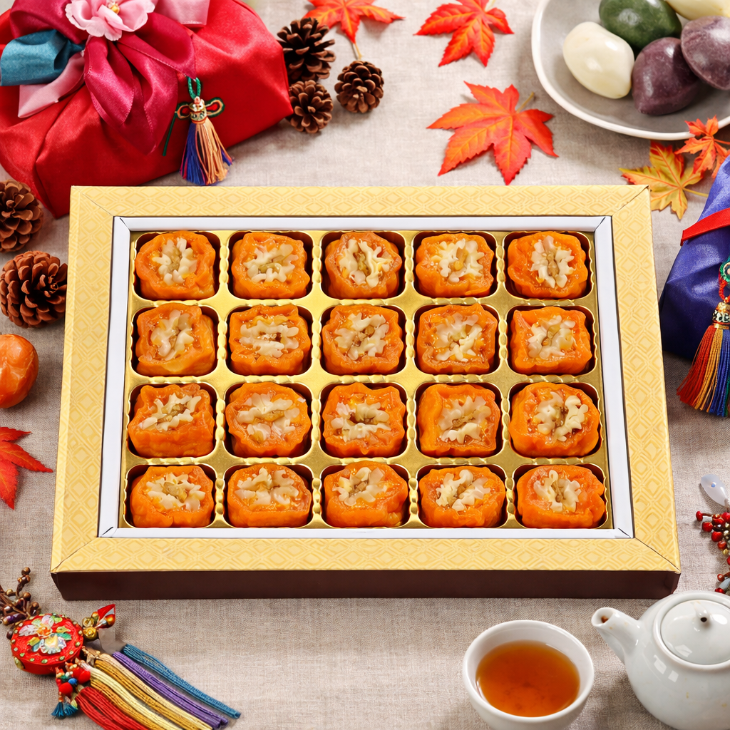 곶감호두말이 선물세트 보자기동봉, 1세트, 30구 38,360원