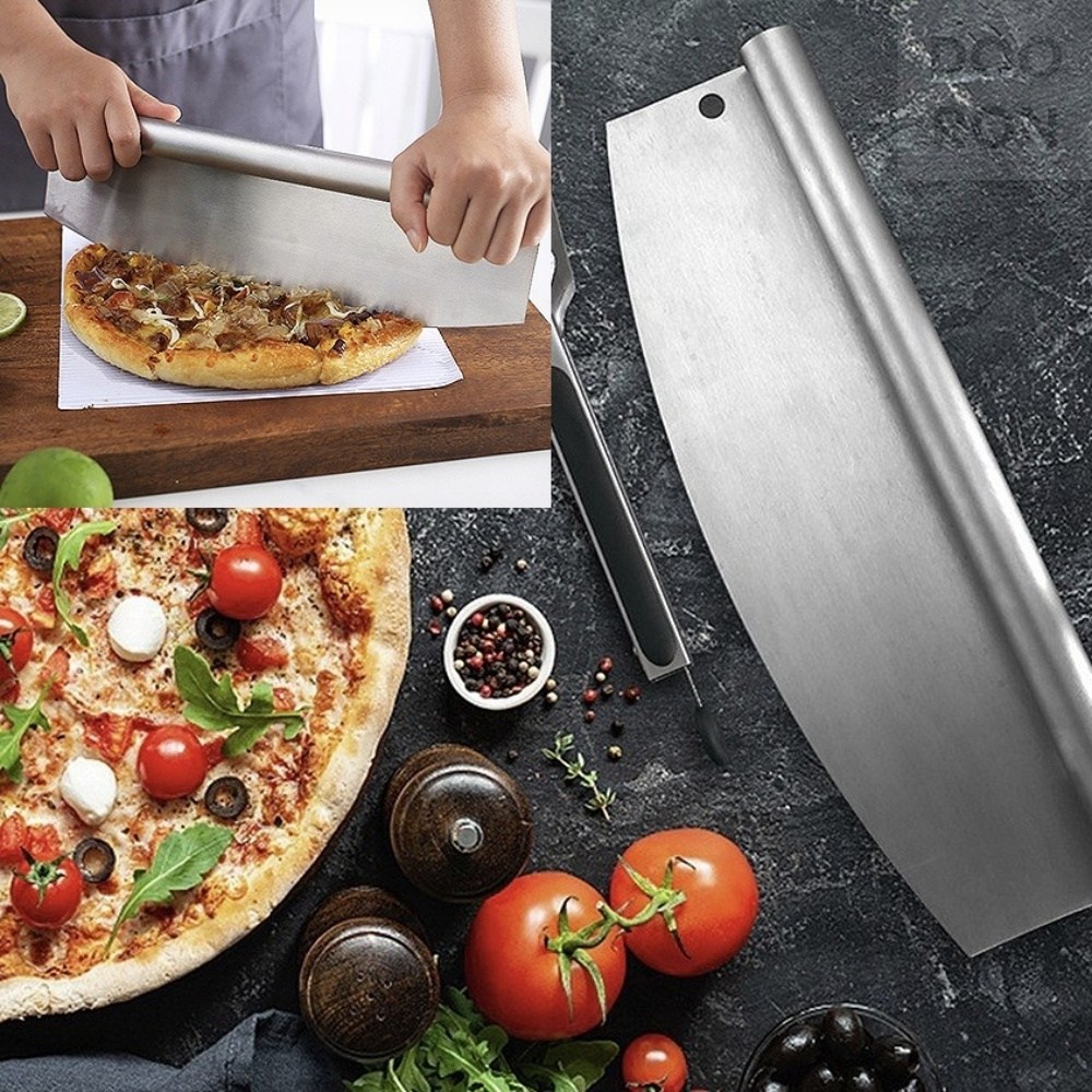 두론샵 스텐 일체형 피자칼 반달모양 반죽커팅 날폭 35cm 14,050원