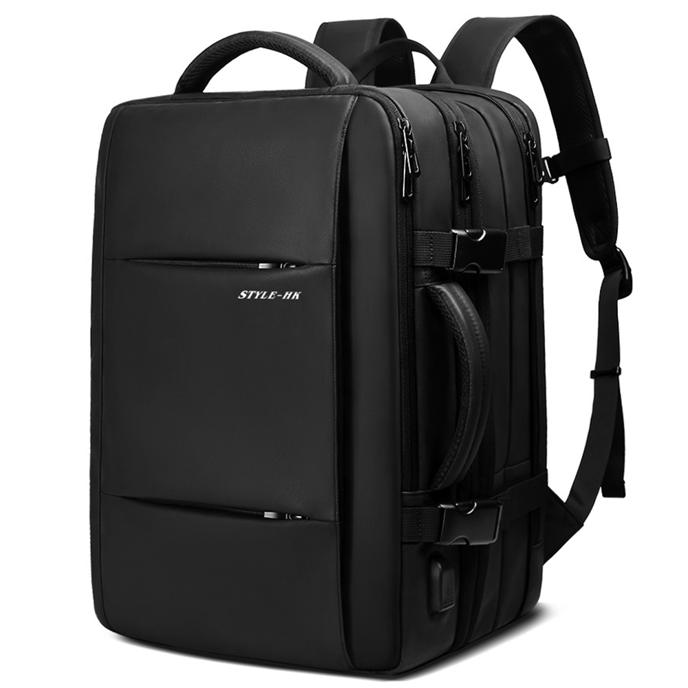 Heroic Knight 대용량 남성백팩 확장형 여행용 15.6인치 노트북 백팩 출장용가방 출퇴근용, 블랙 48,000원