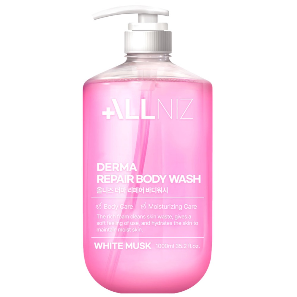 올니즈 더마 리페어 고보습 체취제거 대용량 약산성 바디워시 화이트머스크향, 2개, 1080ml 11,900원