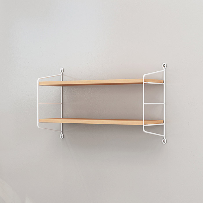 마켓플랜 비움 스틸 원목 벽걸이 선반 21,150원