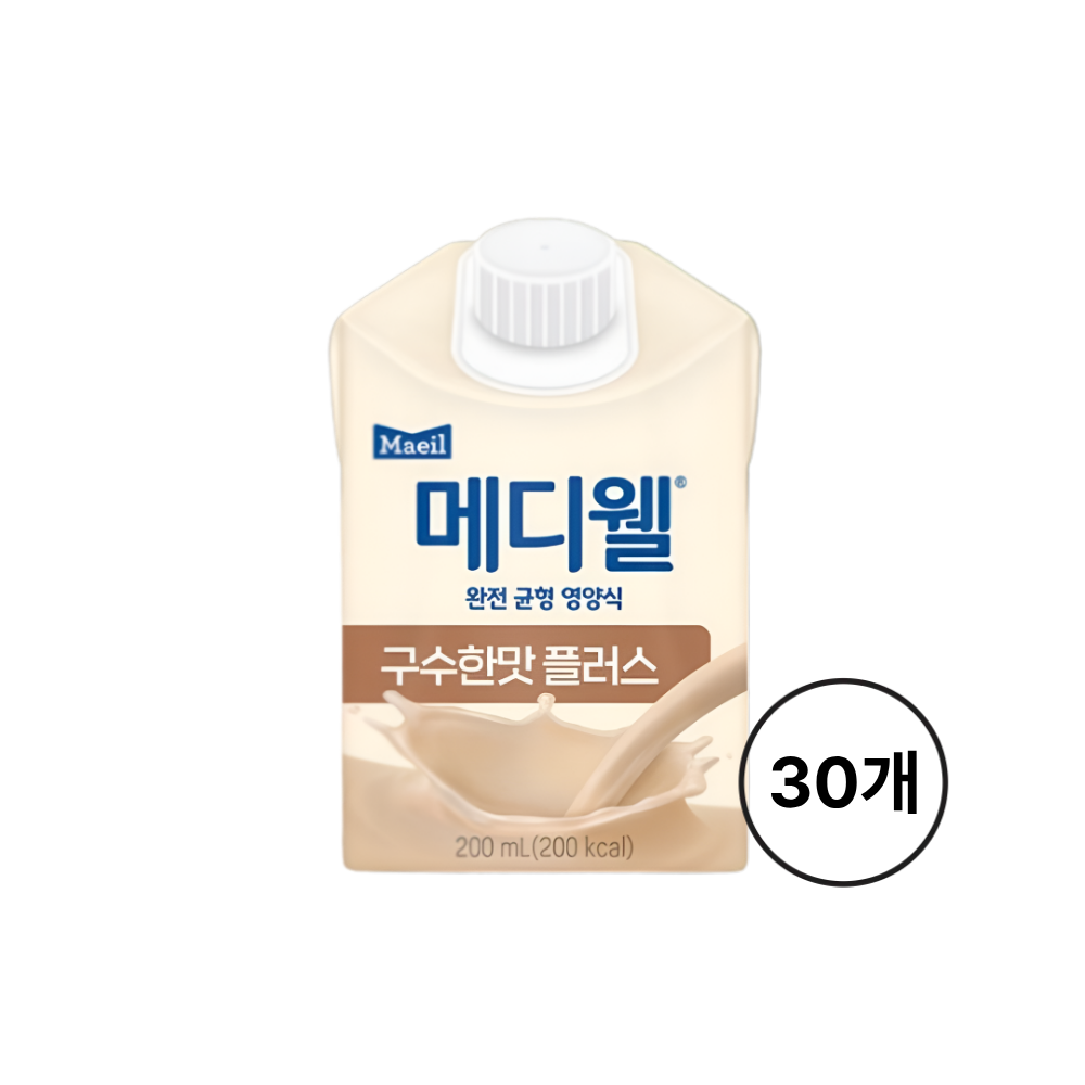 매일유업 메디웰 구수한맛 플러스 200ml 30입 49,800원