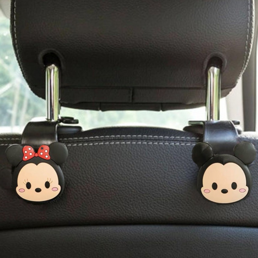 미키미니 큐티 자동차 헤드레스트 후크 행거 옷걸이 스마트폰거치대 모자 가방걸이 9,390원