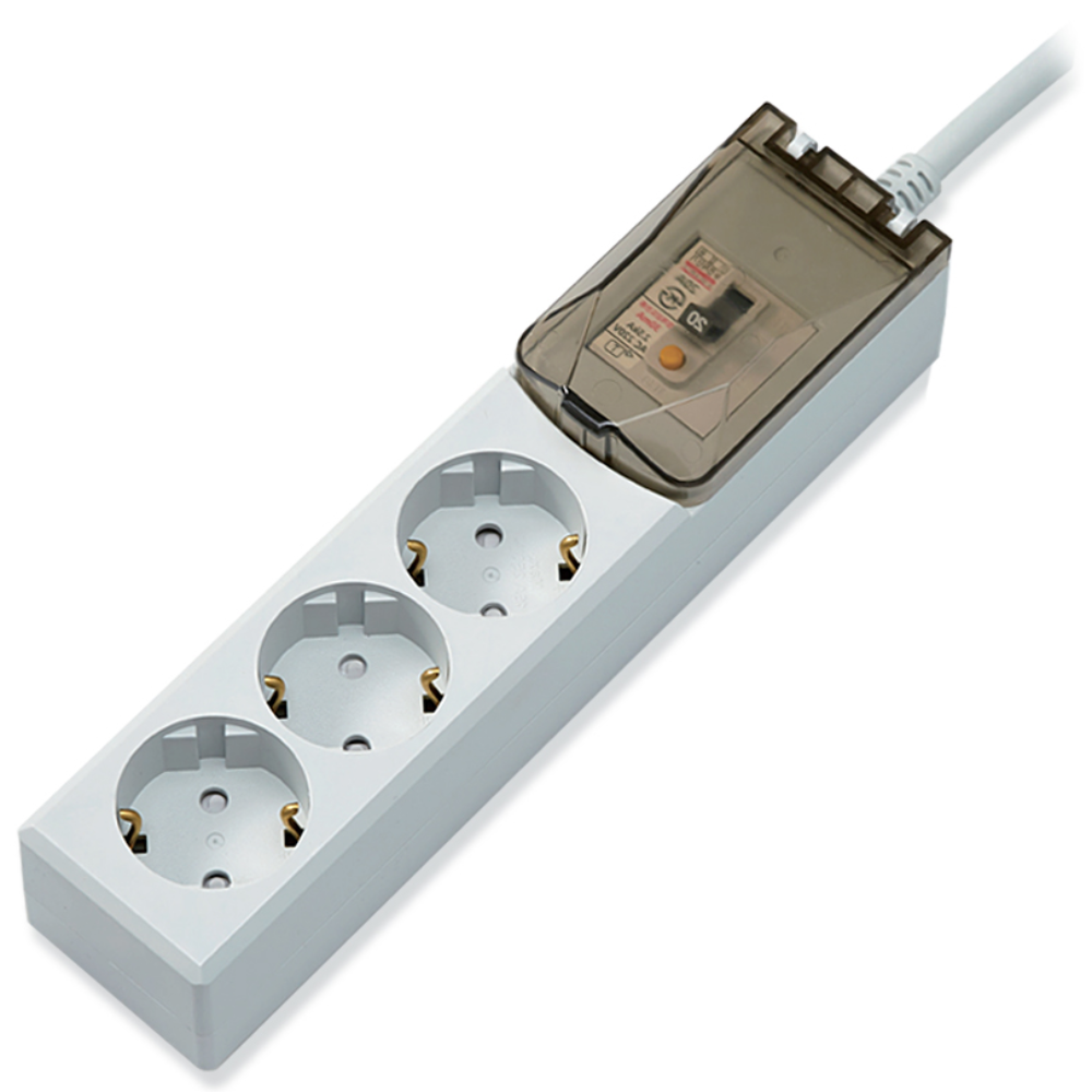 [멀티콘센트] 동양전자 루넥스 3구 누전 차단용 고용량 멀티탭 3M, 3m, 1개, 흰색 18,010원