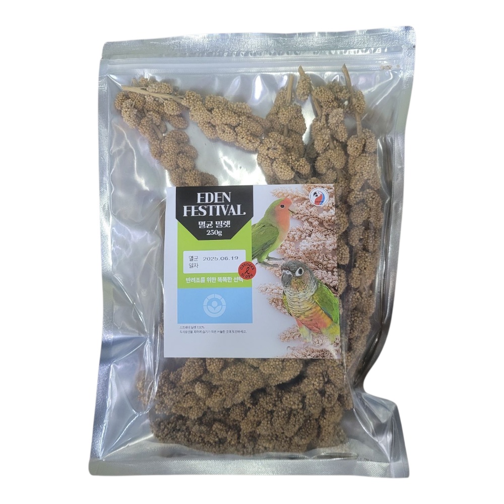 멸균 통통한 밀렛 (세균제로) 250g 앵무새간식, 1개, 250g 8,500원