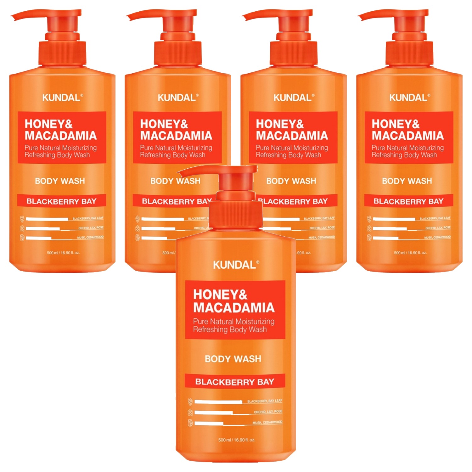 쿤달 허니 앤드 마카다미아 퓨어 바디워시 블랙베리베이향 43,750원