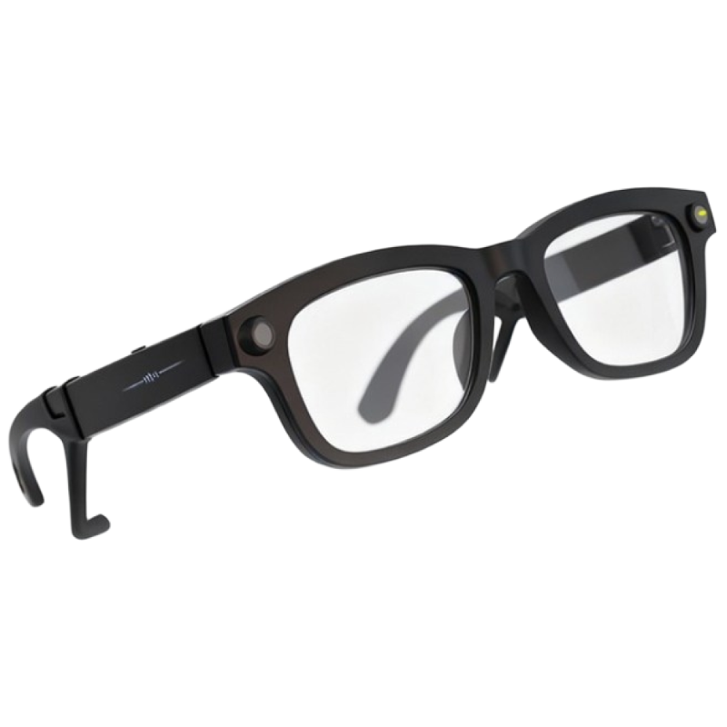 신형 800w 픽셀 블루투스 스마트 안경 AI 카메라 탑재로 고화질 사진 비디오 녹화 음성 스마트 동시 통역 안경 실시간 번역+촬영, 1개, MD02블랙 90,600원