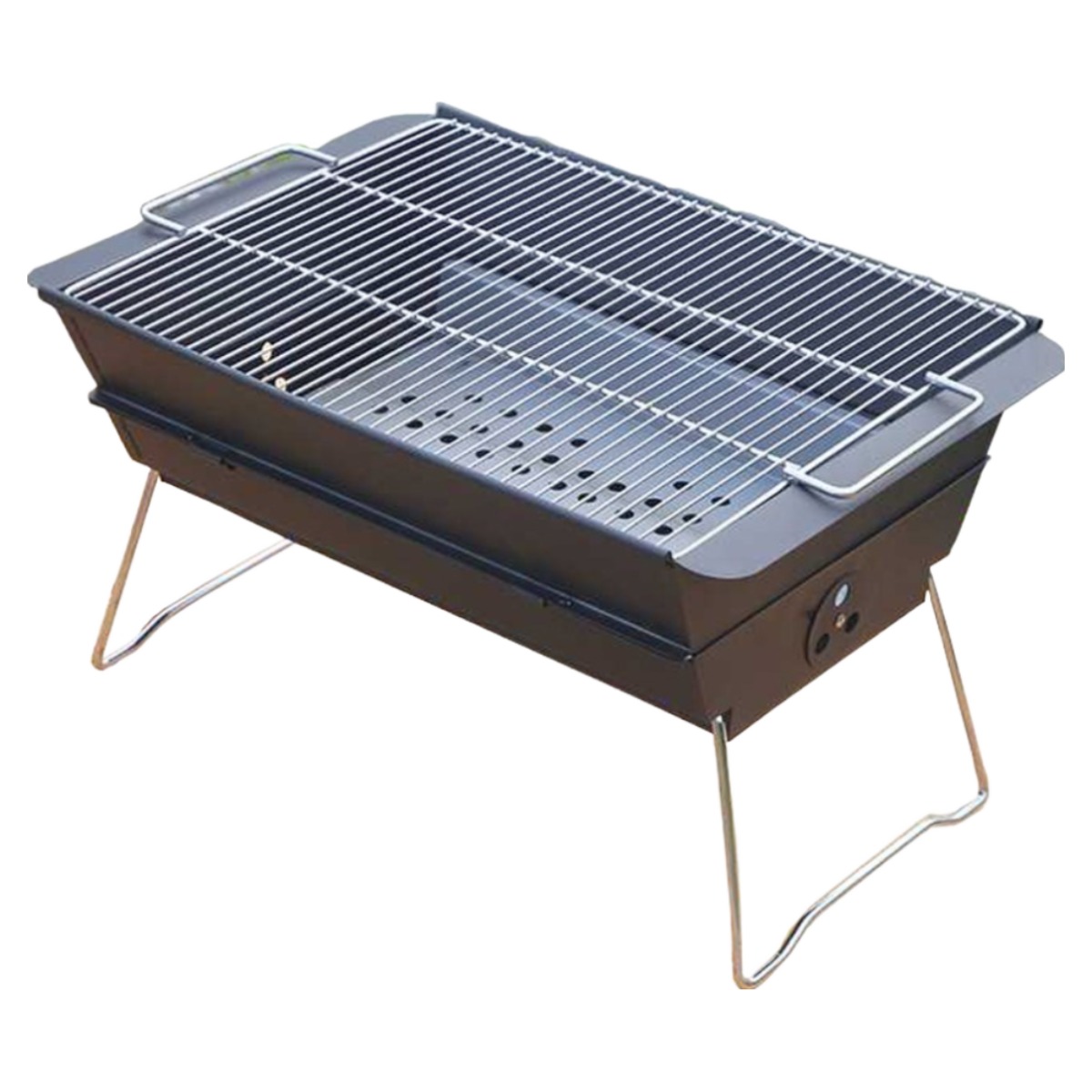 석도리 갑도리 휴대용 캠핑 바베큐 접이식 다리 스틸 블랙 사각화로 그릴, 1개 25,800원