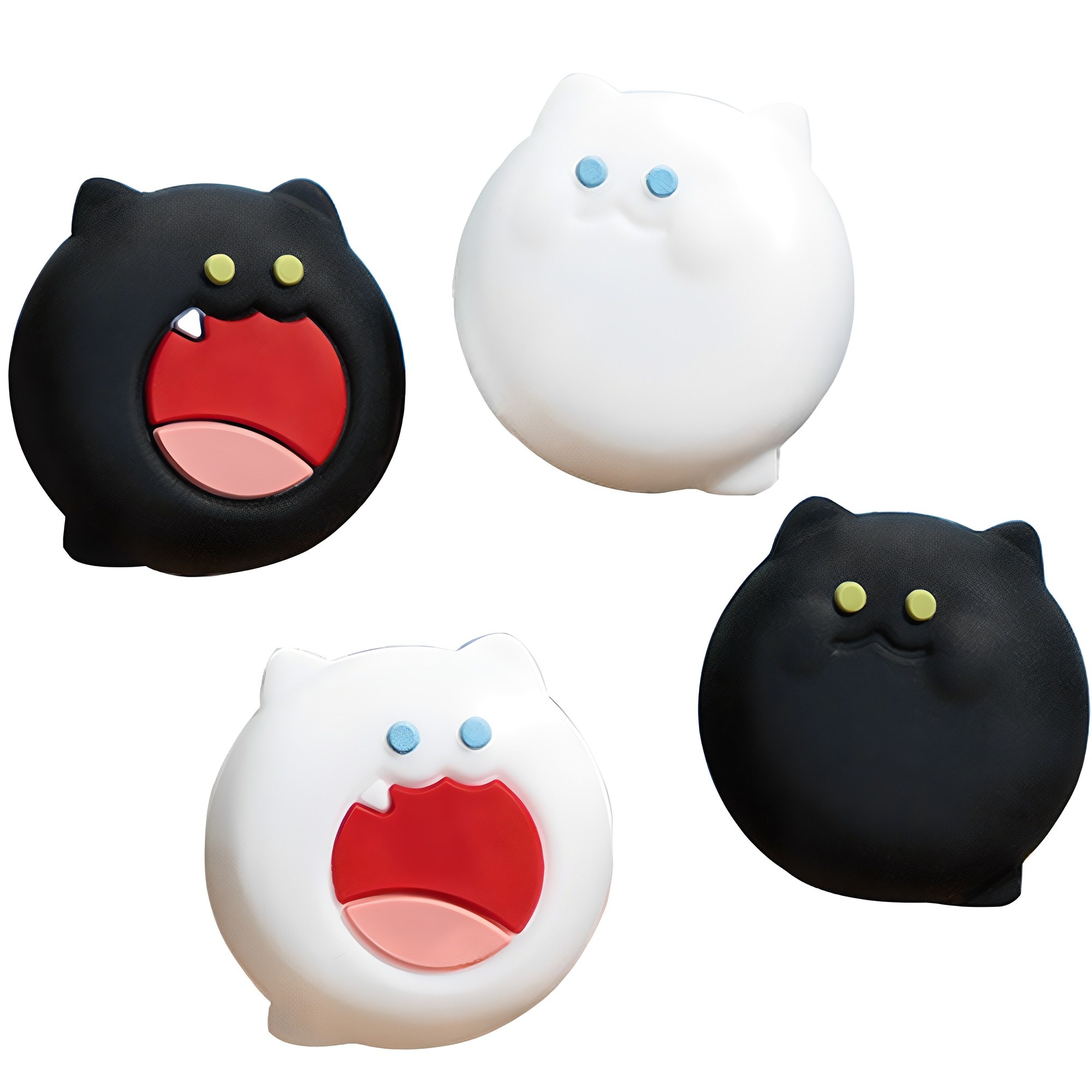 업마켓 닌텐도 스위치 조이콘 긱쉐어 큰입 고양이 스틱커버 4종 세트 6,500원