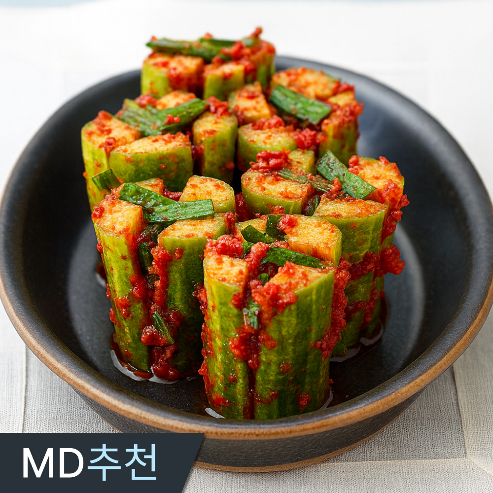 삼시세끼연구소 더 아삭한 전라도식 감칠맛 오이소박이 부추 오이김치 당일제조, 1세트, 2kg 59,790원