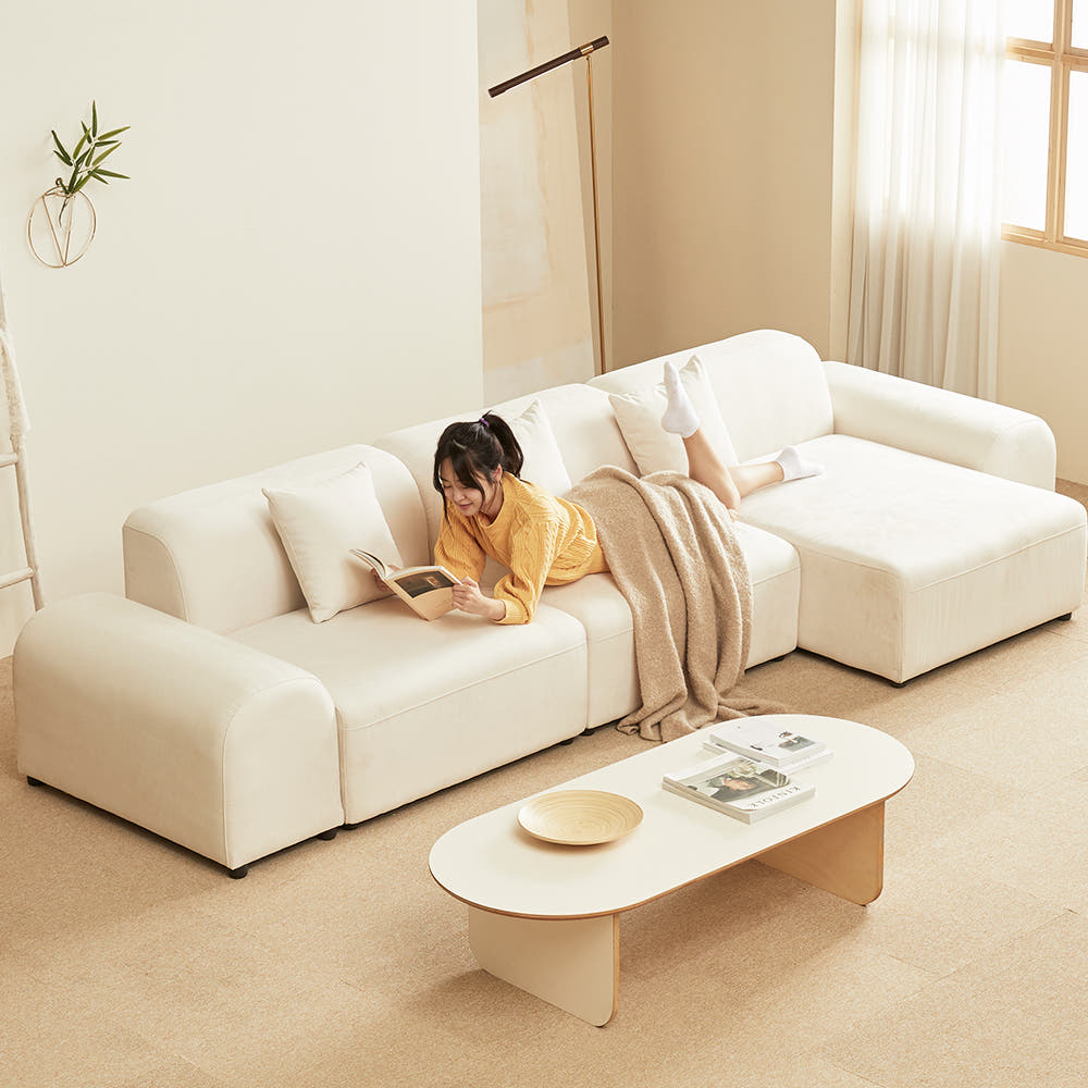 까르엠가구 모노 4인용 아쿠아텍스 패브릭 모듈 소파 829,000원