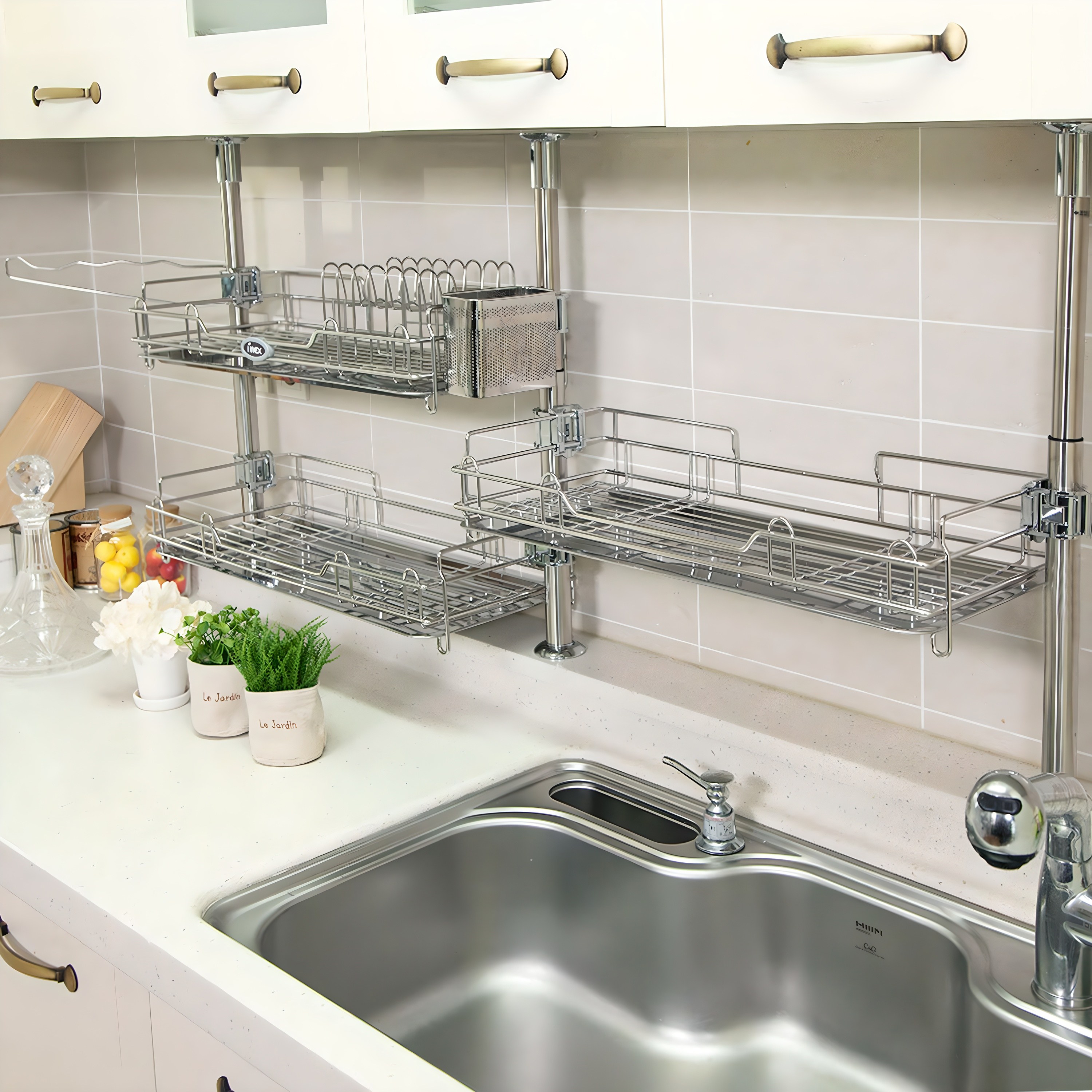 아이넥스 뮤즈 프리미엄 싱크선반 600 확장형 135,120원